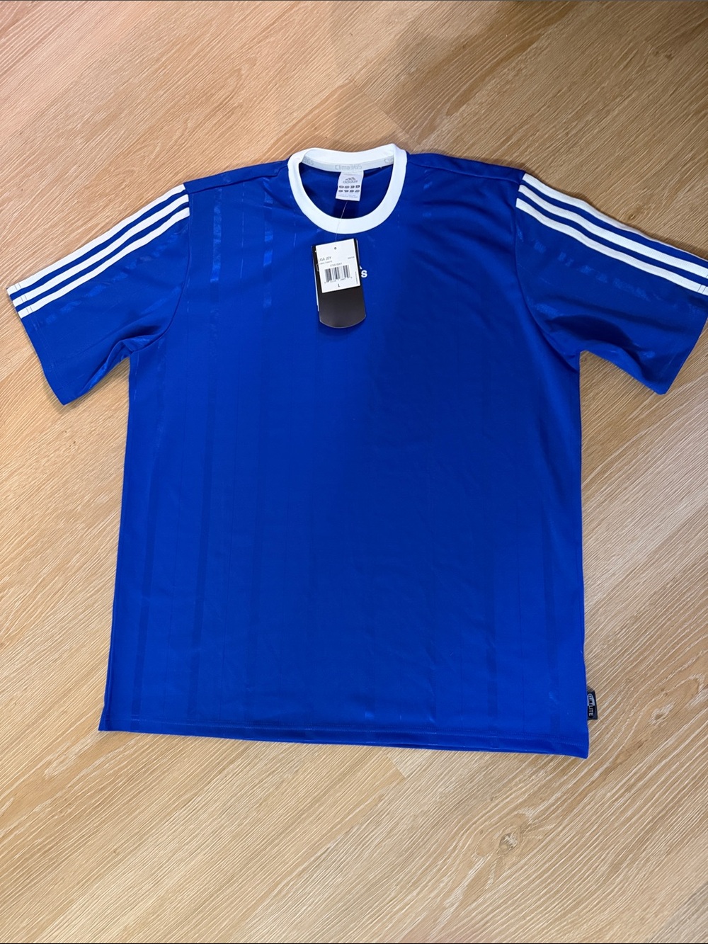 New Adidas Men’s Royal Blue Crewneck Performance Shirt